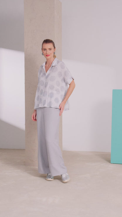 Naya NAS25164 Crinkle spot shirt with pocket detail