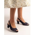 Lunar Priscilla elegance slingback -  Navy