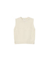 Grace & Mila Say ecru sleeveless sweater