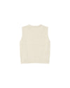 Grace & Mila Say ecru sleeveless sweater