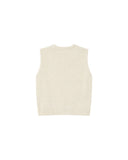 Grace & Mila Say ecru sleeveless sweater