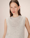Grace & Mila Say Gris sleeveless sweater