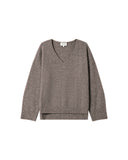 Grace & Mila Salvador   Taupe 3/4 sleeve jumper