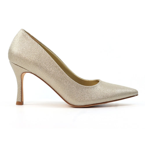 Lunar Romance  Gold court shoes