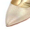 Lunar Romance  Gold court shoes