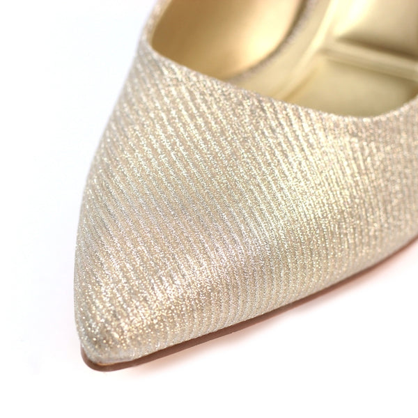 Lunar Romance  Gold court shoes