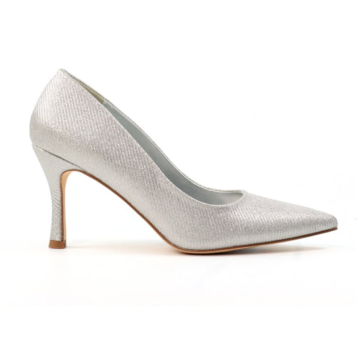 Lunar Romance Silver court shoes