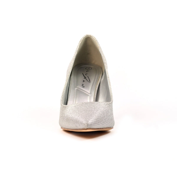 Lunar Romance Silver court shoes