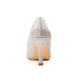 Lunar Romance Silver court shoes