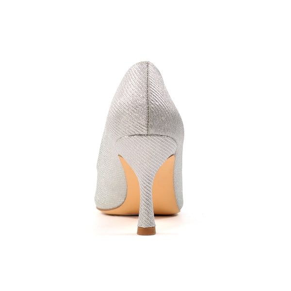 Lunar Romance Silver court shoes