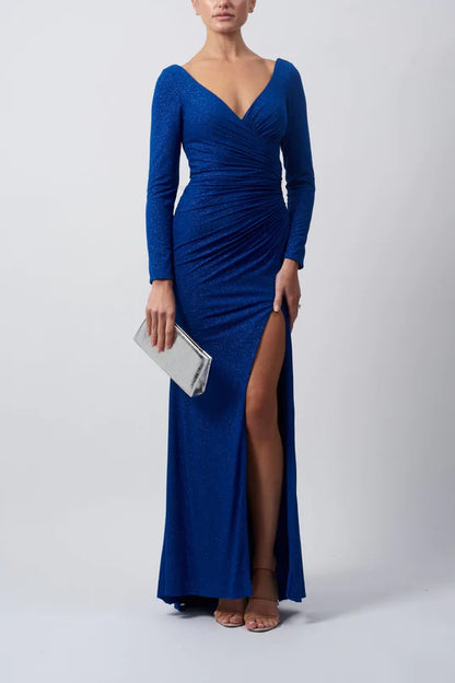 Mascara MC121054 long sleeve Rushed dress