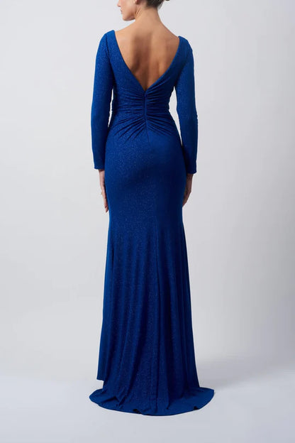 Mascara MC121054 long sleeve Rushed dress