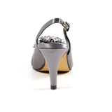 Lunar Sabrina  corsage sling-back Dark grey