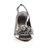 Lunar Sabrina  corsage sling-back Dark grey