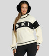 South beach cream ski jacquard jumper