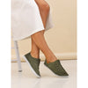 Lunar St Lawrence Suede Plimsole Sage Green