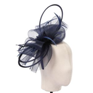 TGHW176 Peach Small Fascinator