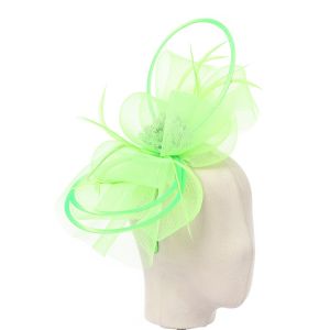 TGHW176 Peach Small Fascinator