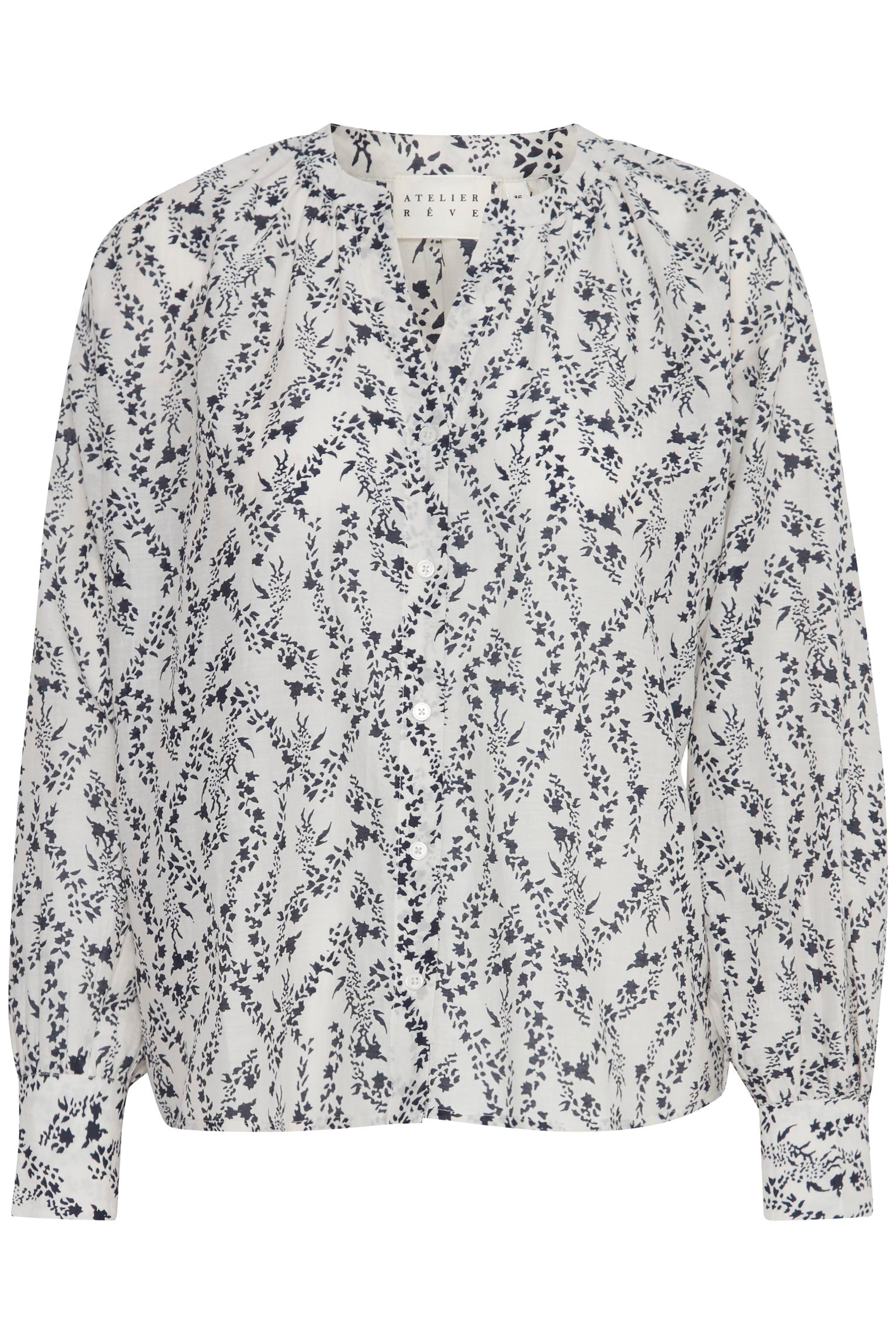 ATELIER RÊVE IRTHEA SHIRT Thea Flower print