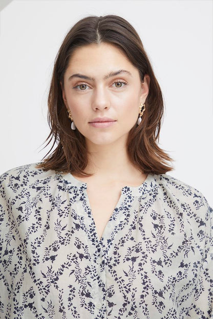 ATELIER RÊVE IRTHEA SHIRT Thea Flower print