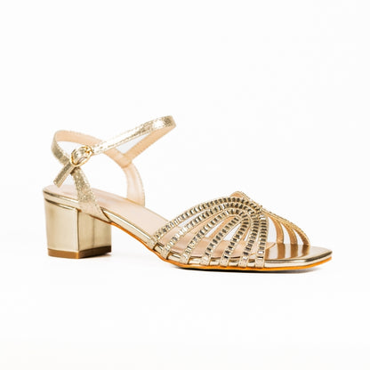 Lunar Twinkle Block heel Gold