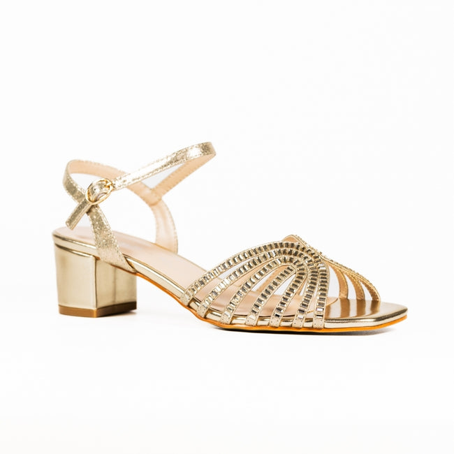 Lunar Twinkle Block heel Gold