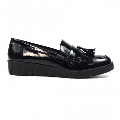 Lunar Vella  Tassle shoe Black