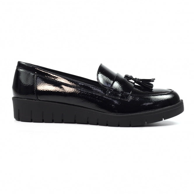 Lunar Vella  Tassle shoe Black