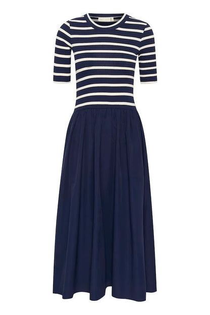 INWEAR Dagnama Dress Midnight Stripe
