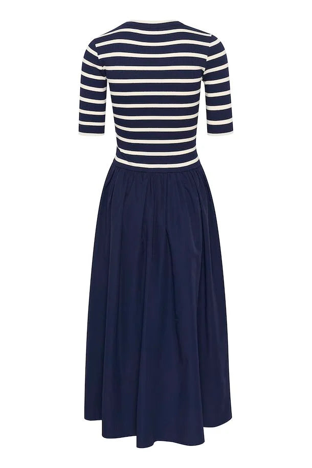 INWEAR Dagnama Dress Midnight Stripe