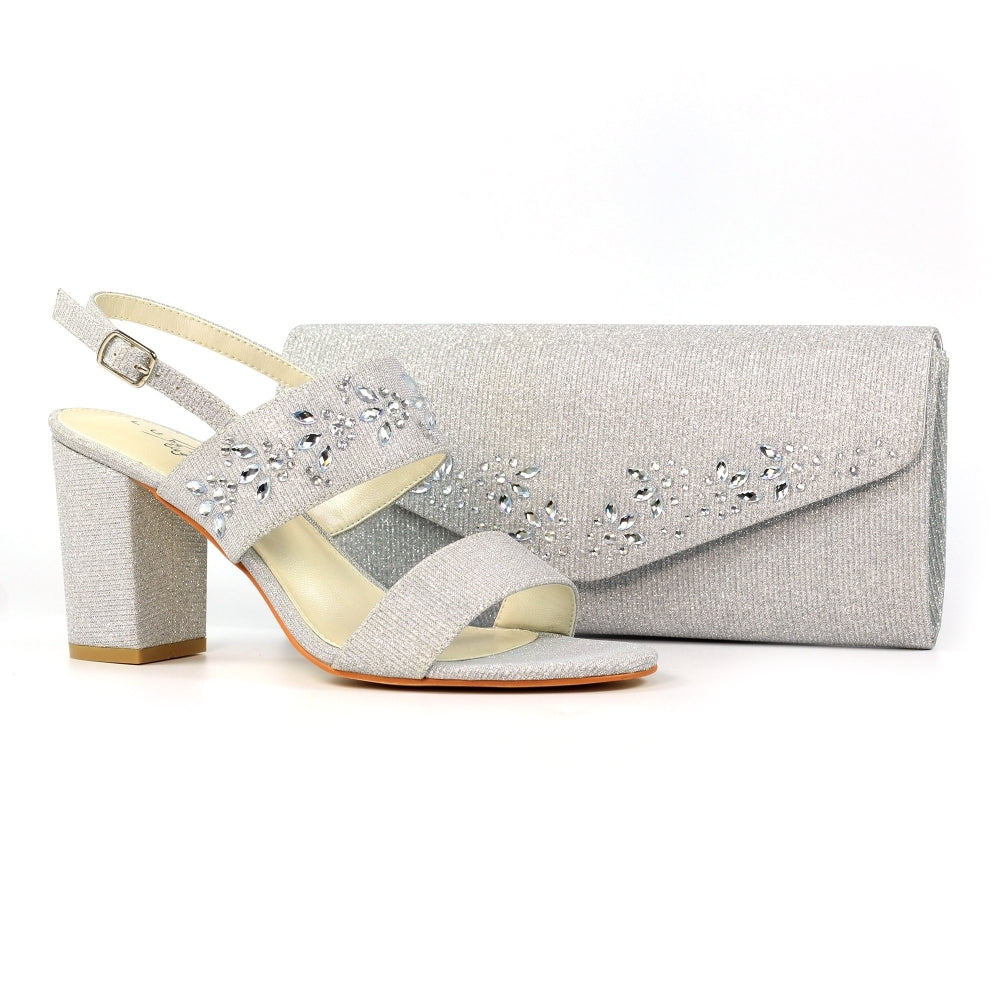 Lunar Willow  handbag Silver