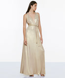 ACCESS 3306 long gold dress
