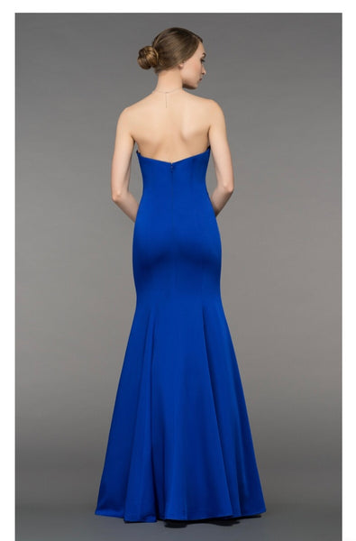 Gino Cerruti 2781D Strapless  Dress Royal Blue