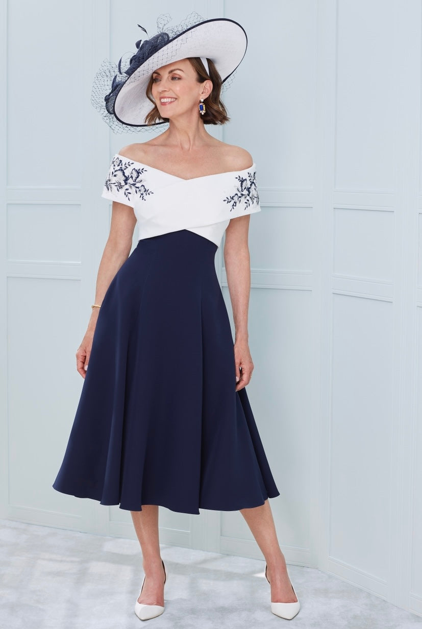 John Charles 66318 Ivory & Navy revolve store John Charles 66318 Ivory & Navy revolve store