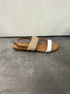 Ideal  woven bar sandal white