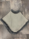 Teddy poncho o/s