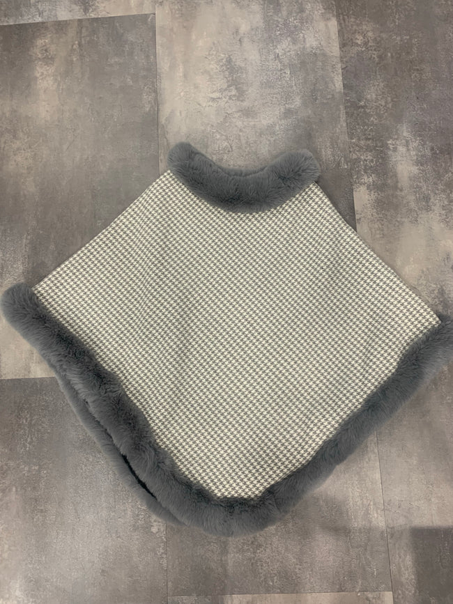 Teddy poncho o/s