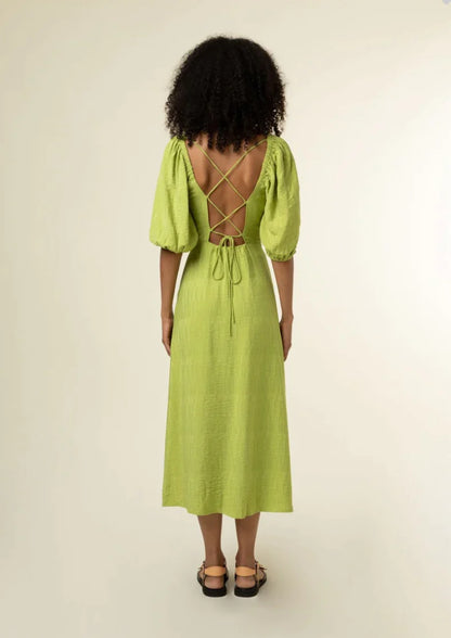 FRNCH Celine dress olive