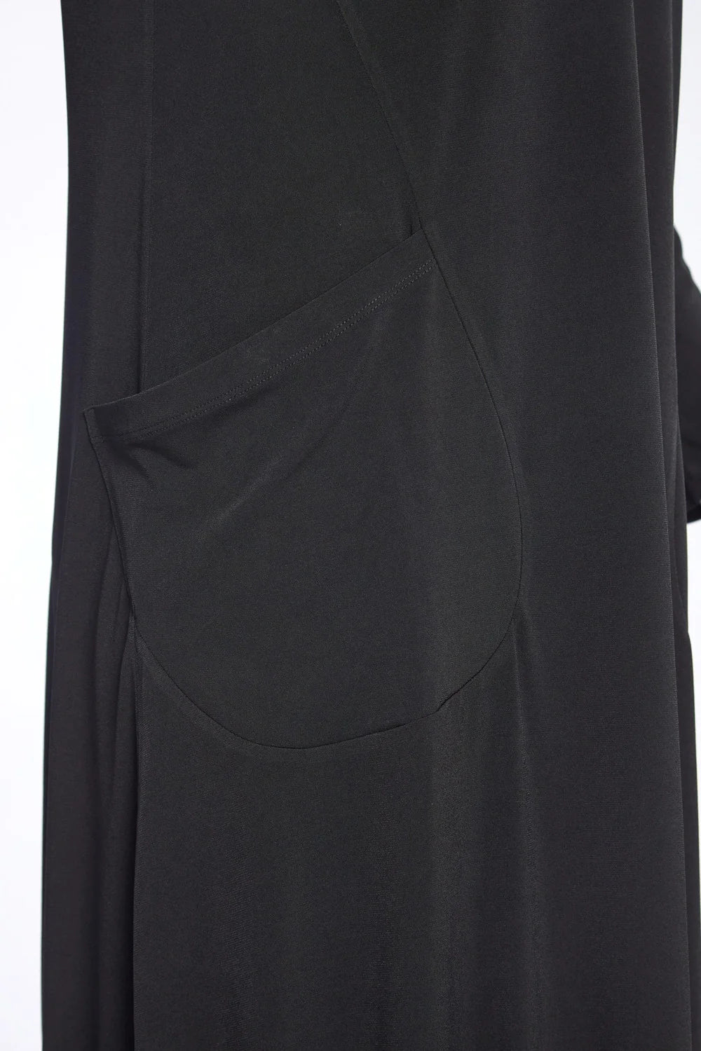 NAYA NAS23232  black jersey dress