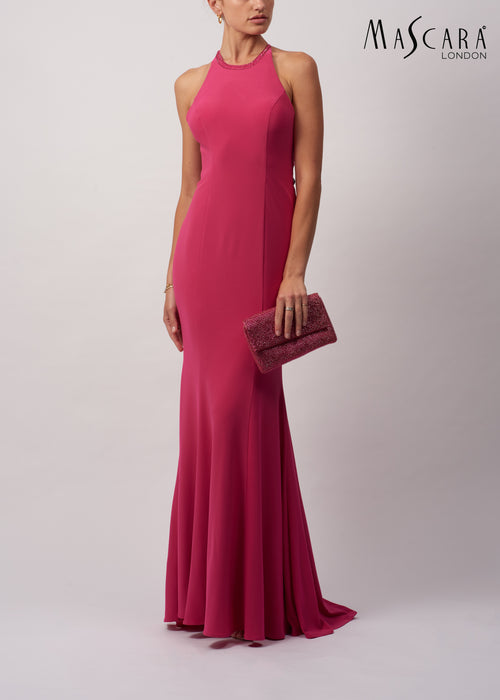 Mascara MC181360G  hot pink Long Dress