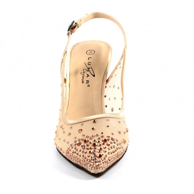 Lunar Arabella  slingback shoe champagne