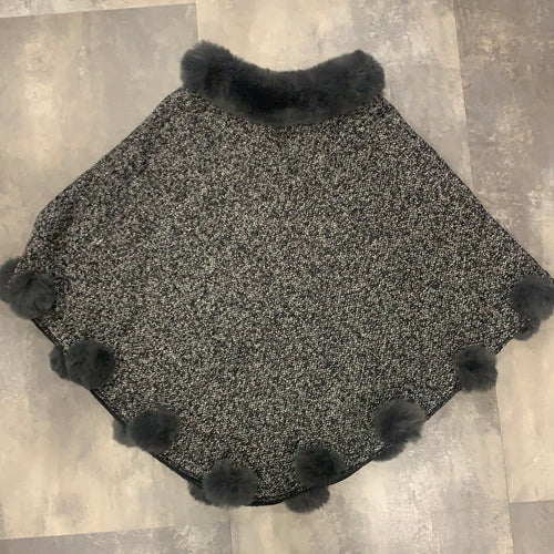 Teddy poncho o/s