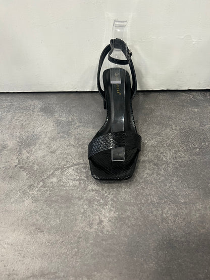 Ideal prom ankle strap prom shoe  black