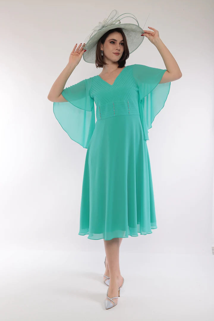 Lizabella 23SS 2646-20 chiffon dress Fris