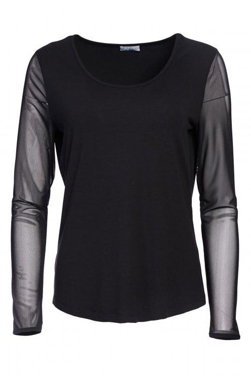 NAYA  25106 mesh Sleeve top