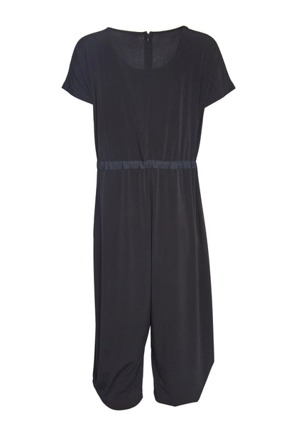 NAYA NAS23625 black jersey jumpsuit