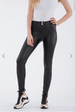 Freddy Mid Rise Leather Trousers