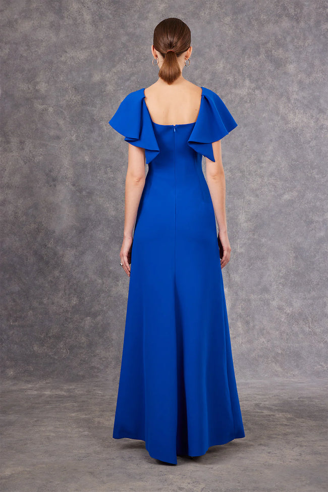 Carla Ruiz 99531 azule blue sleeveless dress