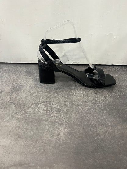 Ideal prom ankle strap prom shoe  black