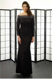 Veromia off the should long dress 6462